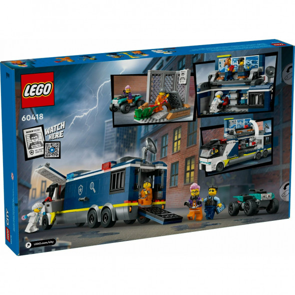 Конструктор LEGO City 60418 Полицейский грузовик криминалистической лаборатории в Нальчике