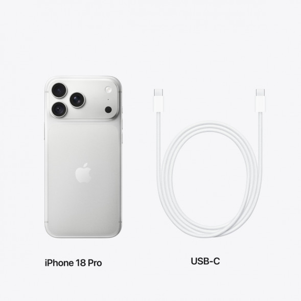 Смартфон Apple iPhone 18 Pro 1TB (SIM + eSIM), Silver в Нальчике