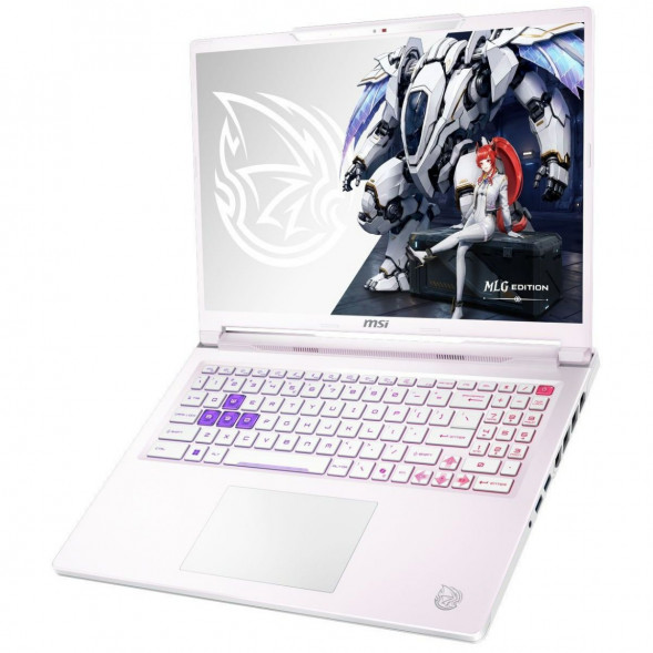 Ноутбук MSI Crosshair A16 HX MLG Edition E8WGXK-089XRUY (16&amp;quot;, IPS, AMD Ryzen 9 8940HX 2.4ГГц, 16 ядер, 16ГБ DDR5, 1ТБ SSD, NVIDIA GeForce RTX 5070 - 12 ГБ, без ОС), белый в Нальчике