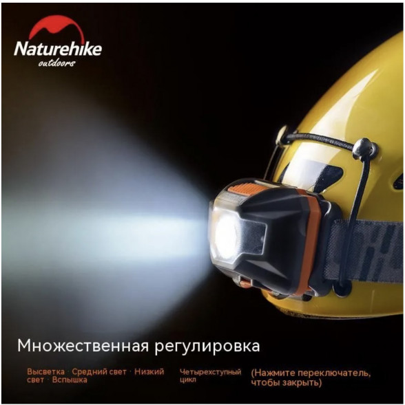Налобный фонарь Naturehike TD-02, голубой в Нальчике