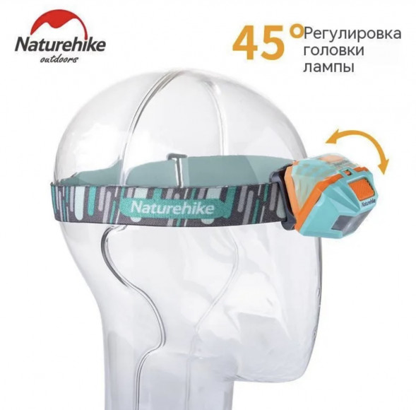 Налобный фонарь Naturehike TD-02, голубой в Нальчике