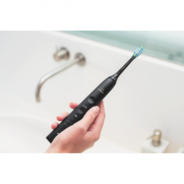 Набор из 2 электрических зубных щеток Philips Sonicare DiamondClean 9000 HX9914/54, чёрный в Нальчике