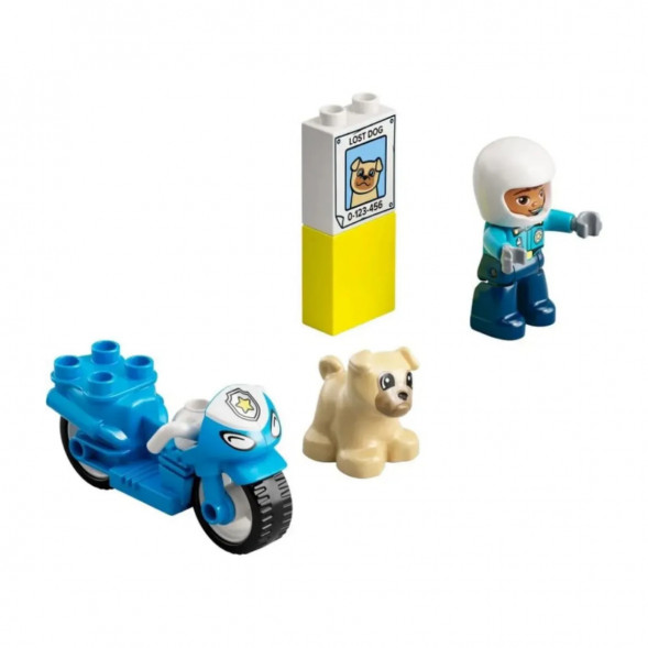 Конструктор LEGO DUPLO 10967 Полицейский мотоцикл в Нальчике