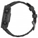 Умные часы Garmin Fenix E 47мм Amoled Slate Grey Steel с чёрным силиконовым ремешком 010-03025-01 в Нальчике