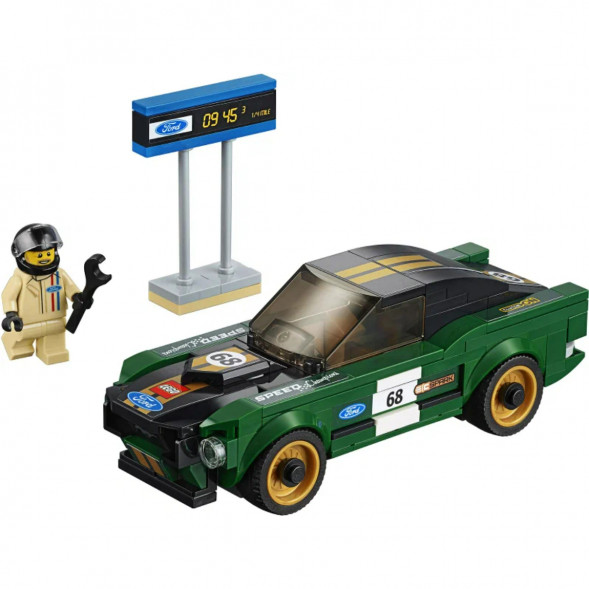 Конструктор LEGO Speed Champions 75884 1968 Ford Mustang Fastback в Нальчике