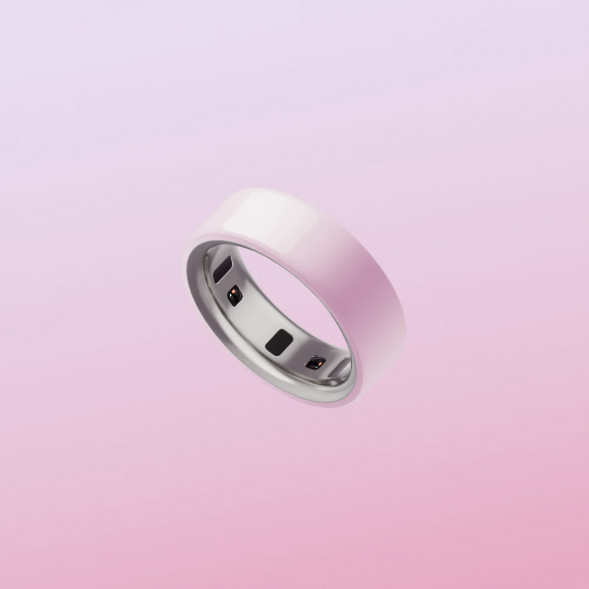 Умное кольцо Oura Ring 4 Ceramic (размер 7), Розовый/Petal в Нальчике
