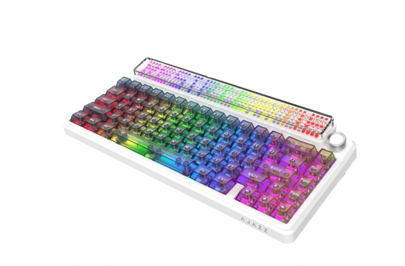 Беспроводная игровая механическая клавиатура Ajazz Pixel 68, 8K, Hot-Swap, RGB, с матричным LED экраном в Нальчике