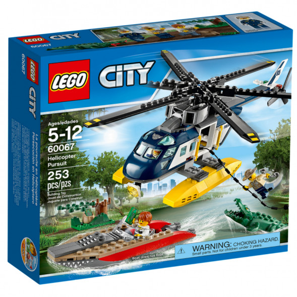 Конструктор LEGO City 60067 Погоня на полицейском вертолёте в Нальчике