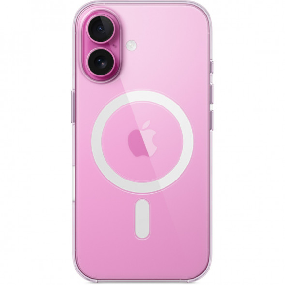 Чехол Apple Clear Case with MagSafe для iPhone 16 Plus, прозрачный (MA7D4ZM/A) в Нальчике