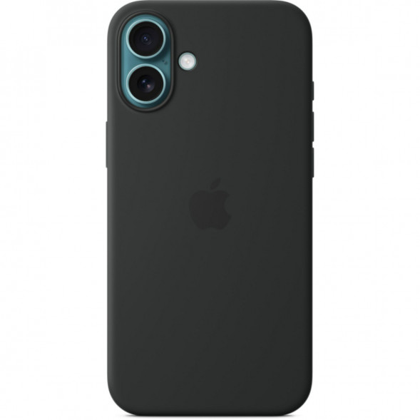 Чехол Apple для iPhone 16 Plus Silicone MagSafe, черный (MYY93ZM/A) в Нальчике