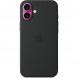 Чехол Apple для iPhone 16 Plus Silicone MagSafe, черный (MYY93ZM/A) в Нальчике
