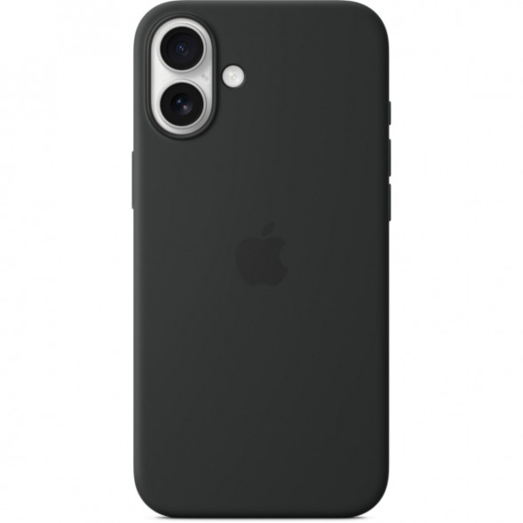 Чехол Apple для iPhone 16 Plus Silicone MagSafe, черный (MYY93ZM/A) в Нальчике
