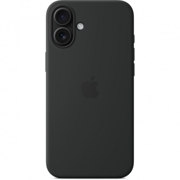 Чехол Apple для iPhone 16 Plus Silicone MagSafe, черный (MYY93ZM/A) в Нальчике
