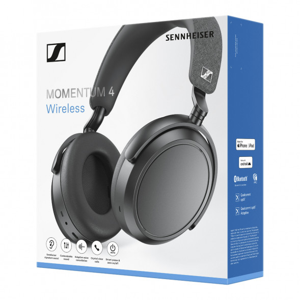 Беспроводные наушники Sennheiser Momentum 4 Wireless, Graphite в Нальчике