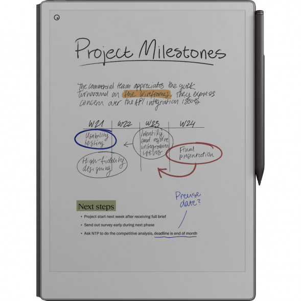 Графический планшет reMarkable Paper Pro + Стилус MarkerPlus + Чехол Book Folio Pro (Basalt) в Нальчике