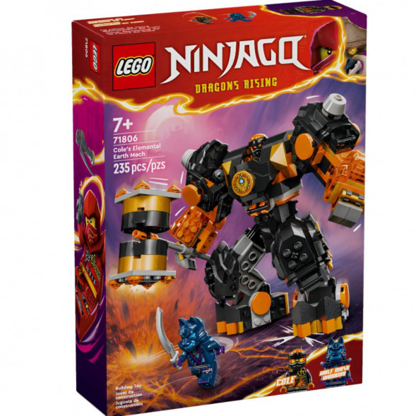 Конструктор LEGO Ninjago 71806 Элементальный земной робот Коула в Нальчике