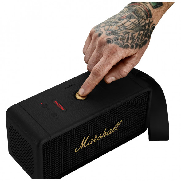 Портативная акустика Marshall Middleton, 60 Вт, черный и латунный в Нальчике