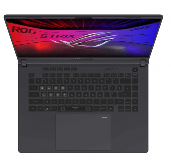 Ноутбук ASUS ROG Strix G16 2025 G615LR-S5222 (Intel Core Ultra 9 275HX 2700MHz/16&amp;quot;/2560x1600/32Gb/1Tb/NVIDIA GeForce RTX 5070Ti/Без ОС) Серый в Нальчике