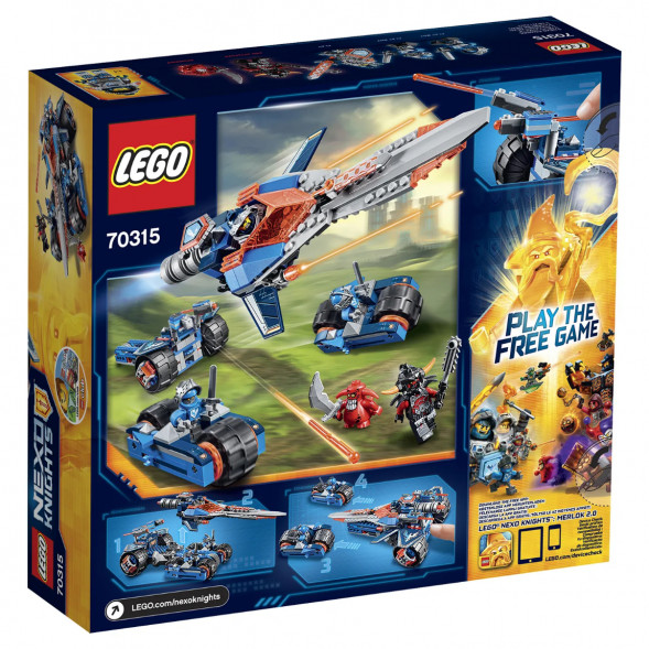 Конструктор LEGO Nexo Knights 70315 Устрашающий разрушитель Клэя в Нальчике