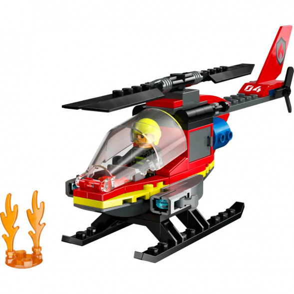 Конструктор LEGO City 60411 Пожарно-спасательный вертолет в Нальчике