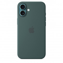 Чехол Apple для iPhone 16 Plus Silicone MagSafe, Lake Green (MYYH3ZM/A)