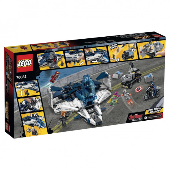 Конструктор LEGO Super Heroes 76032 Погоня на Квинджете Мстителей в Нальчике