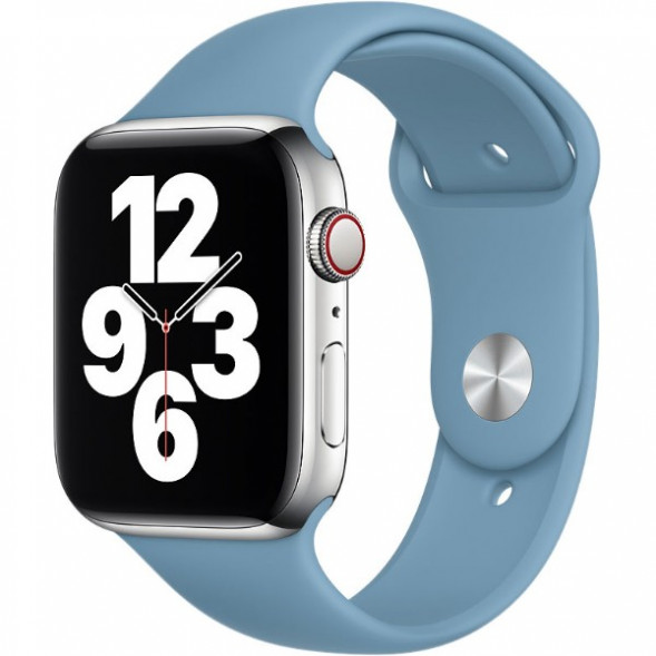 Ремешок для Apple Watch 44mm Northern Blue Sport Band (MYD32ZM/A), скандинавский синий в Нальчике