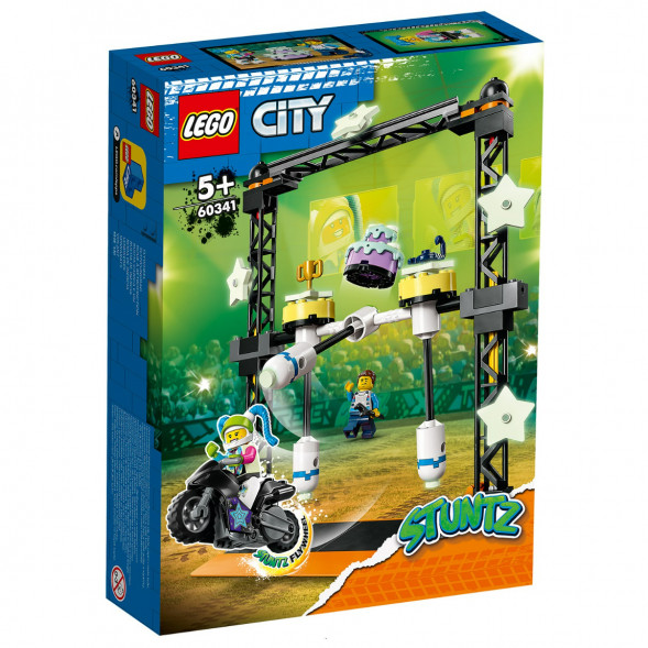 Конструктор LEGO City 60341 Трюковое испытание «Нокдаун» в Нальчике