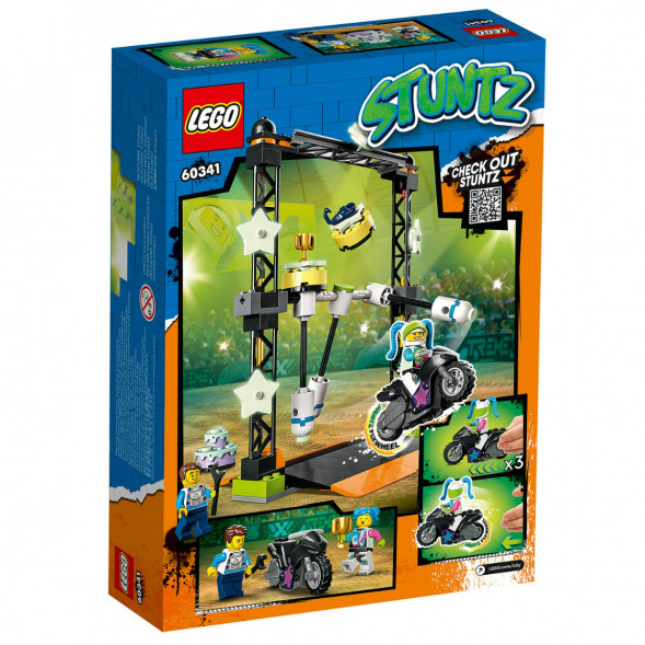 Конструктор LEGO City 60341 Трюковое испытание «Нокдаун» в Нальчике
