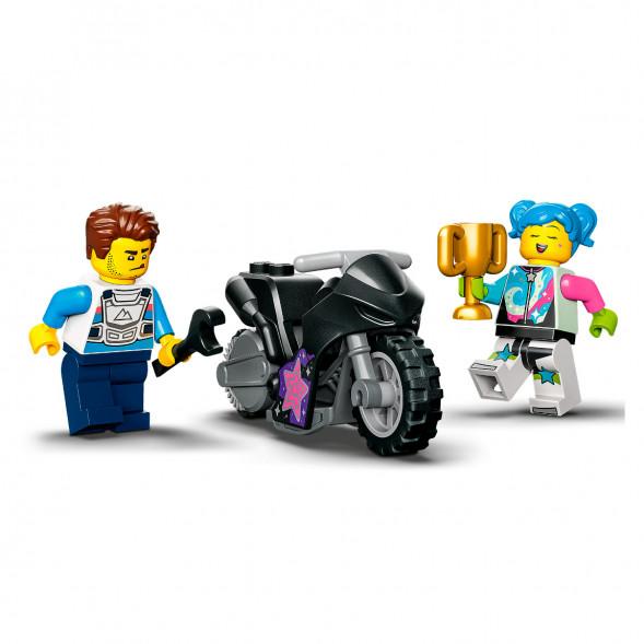 Конструктор LEGO City 60341 Трюковое испытание «Нокдаун» в Нальчике