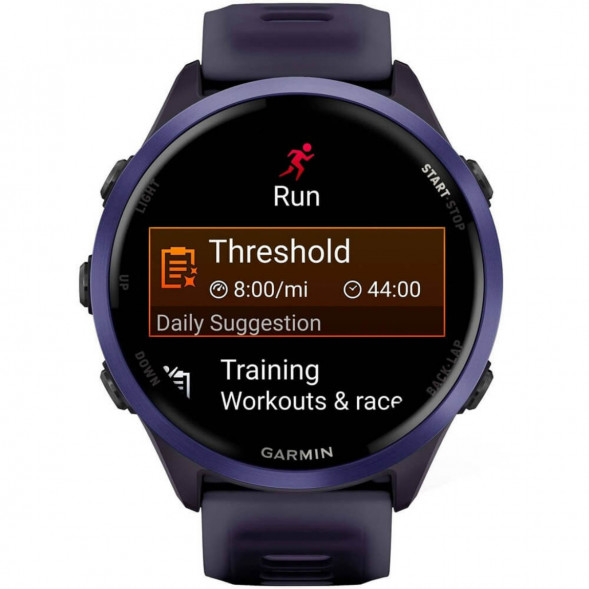 Умные часы Garmin Forerunner 570 47 мм Indigo Aluminium/Translucent Imperial Purple/Indigo 010-02971-02 в Нальчике