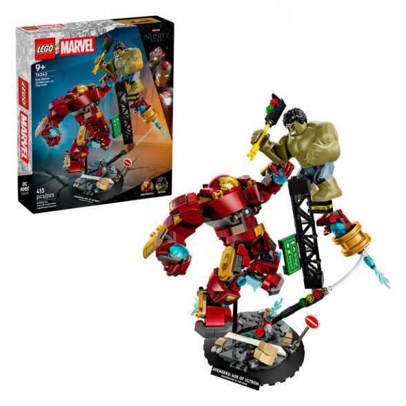 Конструктор LEGO Super Heroes 76343 Легендарная битва Халкбастера против Халка в Нальчике