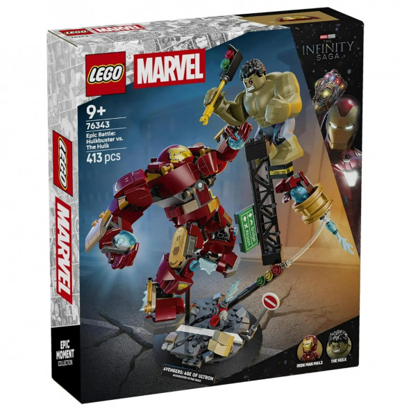 Конструктор LEGO Super Heroes 76343 Легендарная битва Халкбастера против Халка в Нальчике