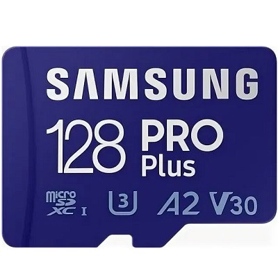 Карта памяти micro SDXC 128Gb Samsung PRO Plus U3 A2 V30 180/130MB/s (MB-MD128G-K) в Нальчике