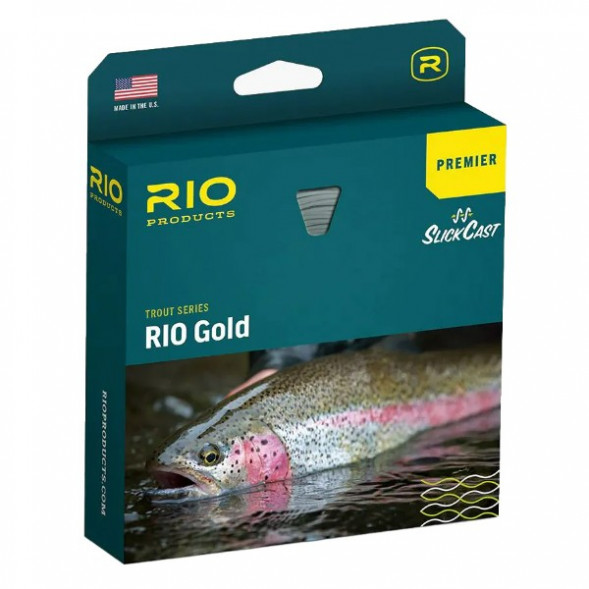 Леска RIO Premier Gold Floating Fly Line WF7F, мох/золото в Нальчике