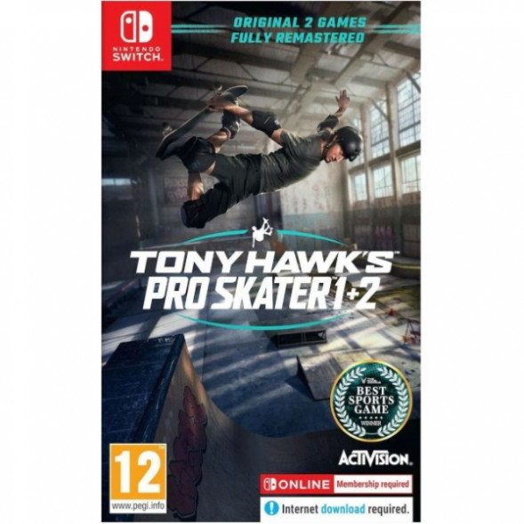 Игра Tony Hawk`s Pro Skater 1+2 [Nintendo Switch, английская версия] в Нальчике