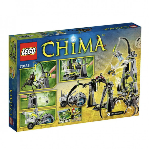 Конструктор LEGO Legends Of Chima 70133 Пещера Спинлина в Нальчике