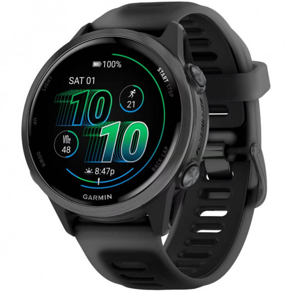 Умные часы Garmin Forerunner 570 42 мм Slate Grey Aluminium/Translucent Black 010-02970-00 в Нальчике