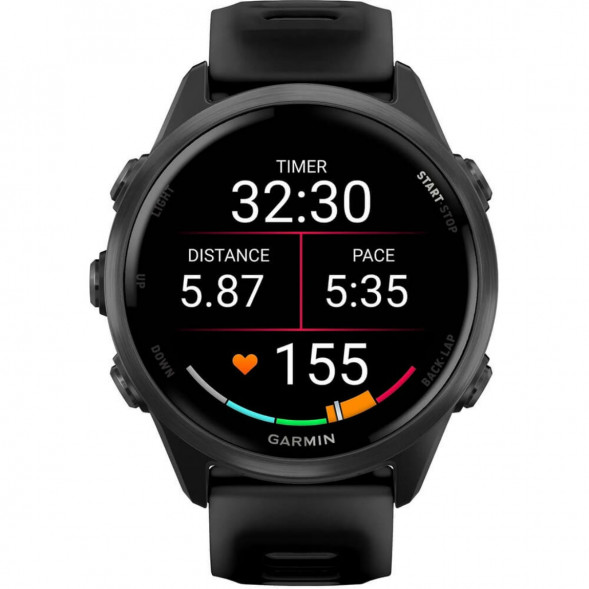 Умные часы Garmin Forerunner 570 42 мм Slate Grey Aluminium/Translucent Black 010-02970-00 в Нальчике