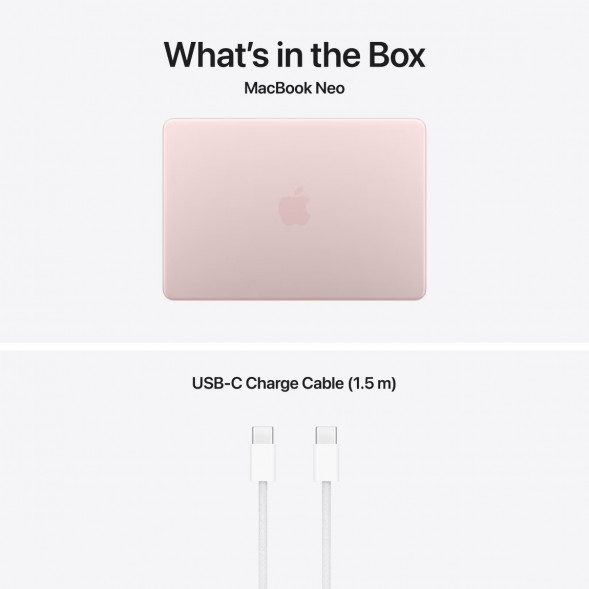 Ноутбук Apple MacBook Neo MHFH4 (A18 Pro 5-Core GPU, 8/256GB), Розовый/Blush в Нальчике