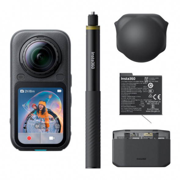 Экшн-камера Insta360 X6 Essentials Bundle, Black в Нальчике