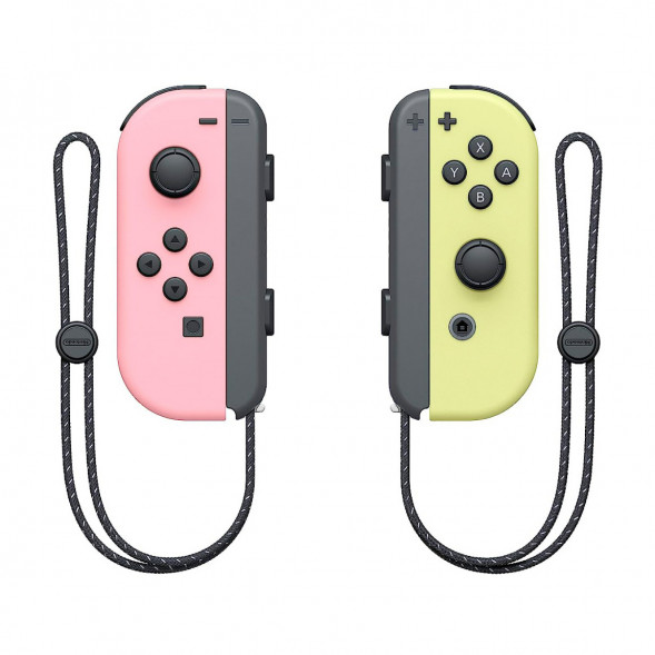 Геймпад Nintendo Switch Joy-Con controllers Duo, пастельный розовый / пастельный жёлтый в Нальчике
