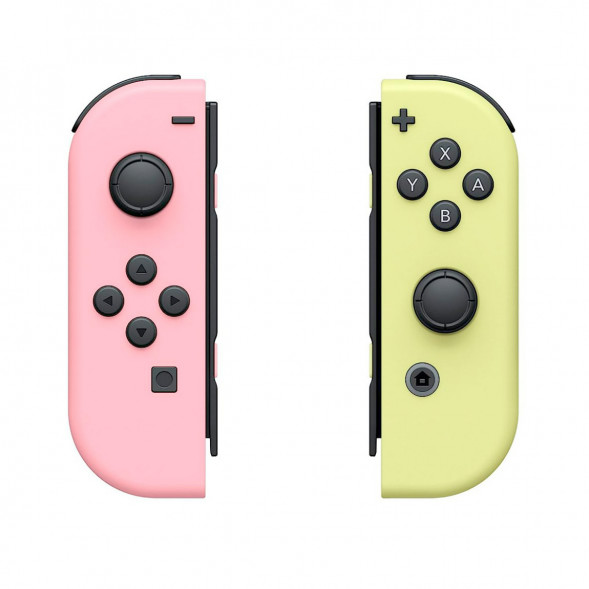 Геймпад Nintendo Switch Joy-Con controllers Duo, пастельный розовый / пастельный жёлтый в Нальчике