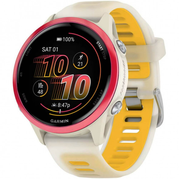 Умные часы Garmin Forerunner 570 42 мм Raspberry Aluminium/Translucent Bone/Mango 010-02970-02 в Нальчике