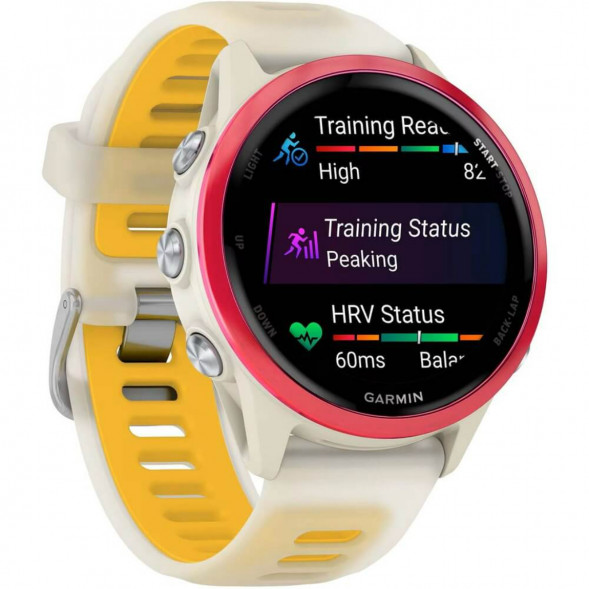 Умные часы Garmin Forerunner 570 42 мм Raspberry Aluminium/Translucent Bone/Mango 010-02970-02 в Нальчике