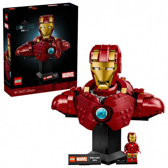 Конструктор LEGO Super Heroes 76327 Бюст Железного человека MK4 в Нальчике