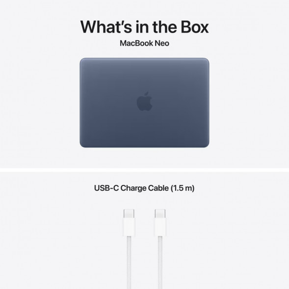 Ноутбук Apple MacBook Neo MHFF4 (A18 Pro 5-Core GPU, 8/256GB), Синий/Indigo в Нальчике