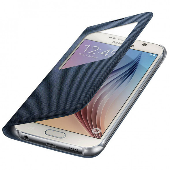 Чехол для Samsung Galaxy S6 S-View Cover (EF-CG920BBE), Black в Нальчике