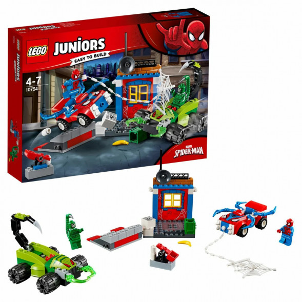 Конструктор LEGO Juniors 10754 Решающий бой Человека-паука против Скорпиона в Нальчике