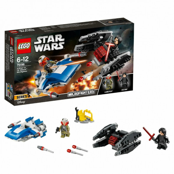 Конструктор LEGO Star Wars 75196 Истребитель типа A против бесшумного истребителя СИД в Нальчике